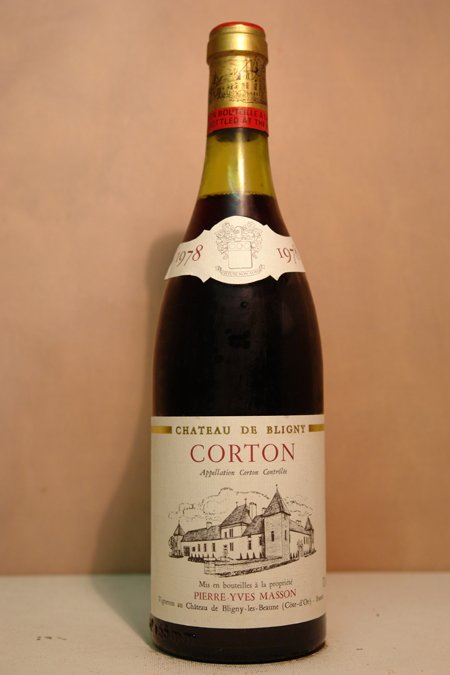 Château de Bligny 'Pierre-Yves Masson' - Le Corton 'Grand Cru' 1978