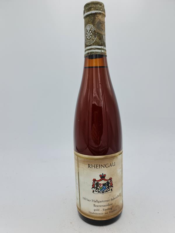 Fürstlich Löwenstein-Wertheim Rosenberg´sches Weingut - Hallgartener Schönhell Riesling Beerenauslese GOLD 1976