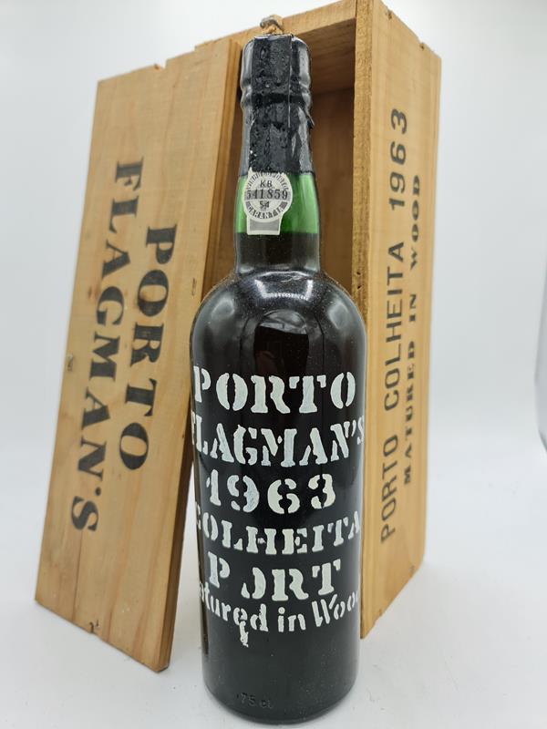 Flagman's Colheita Port Vintage 1963 bottled 1987 with Single OWC