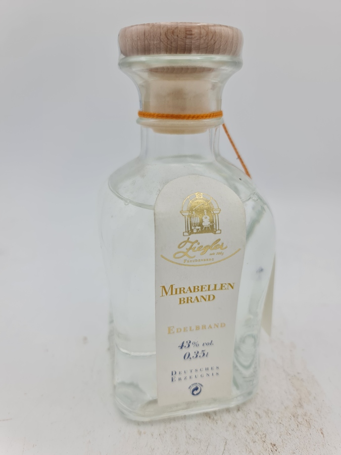 Ziegler Mirabelle plum brandy Fruit brandy 43% alc by vol 0,35l NV