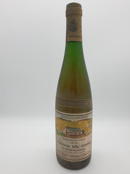 Fritz Haag - Brauneberger Juffer-Sonnenuhr Riesling Trockenbeerenauslese Goldkapsel 1971
