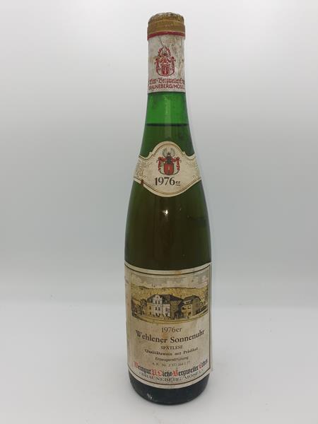 P. Licht-Bergweiler Prüm Erben - Wehlener Sonnenuhr Riesling Spätlese 1976