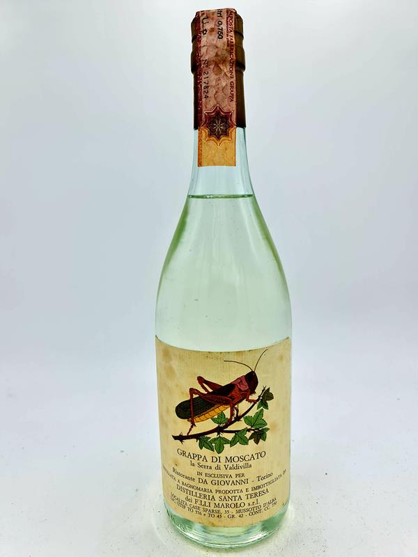 F.LLI MAROLO Grappa di Moscato 'la Serra di Valdivilla' Destilla Santa Teresa 42% alc. by vol. 70cl NV 'old release form the 1970´s