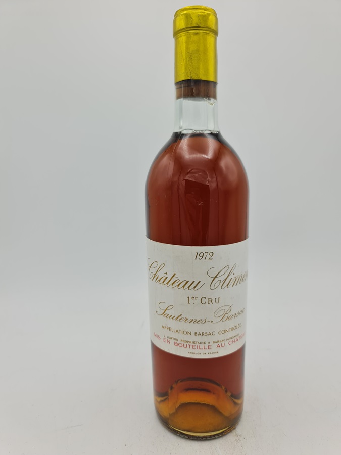 Château Climens 1er cru Sauternes 1972