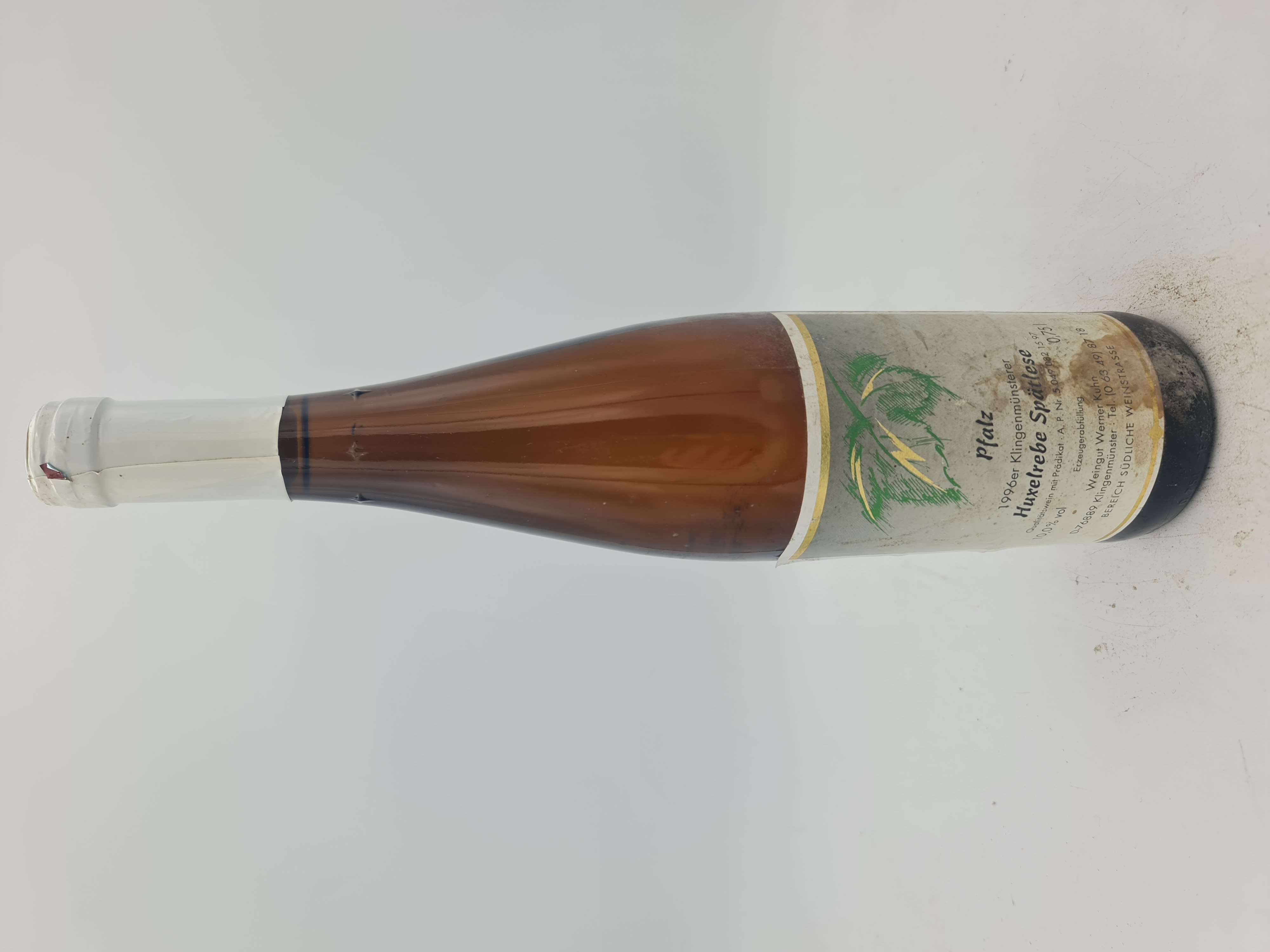 Weingut Werner Kuhn - Klingenmünsterer Huxelrebe Spätlese 1996