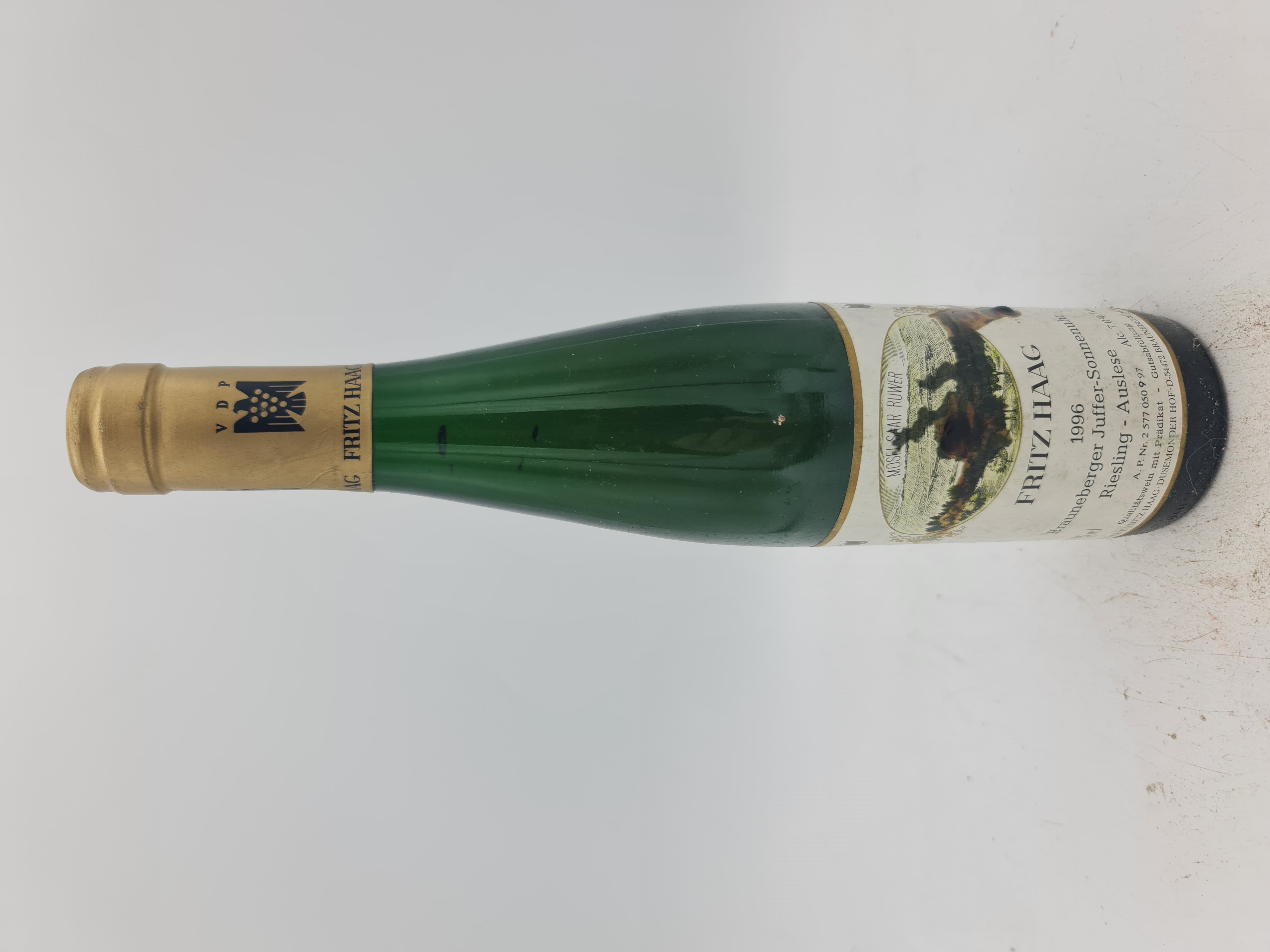 Fritz Haag  - Brauneberger Juffer Sonnenuhr Riesling Auslese Goldkapsel 1996 375ml