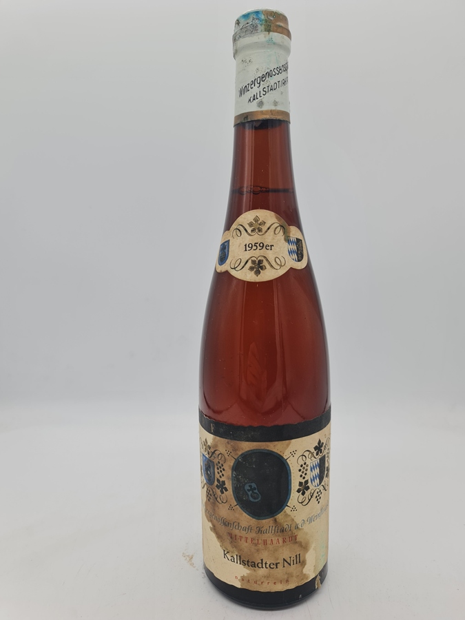 Winzergenossenschaft Kallstadt Weinstrasse - Kallstadter Nill Riesling 1959