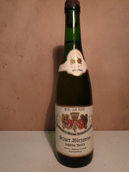 Jos. Christoffel Jr. (Christoffel-Prüm) - Uerziger Würzgarten Riesling hochfeine Auslese 1969