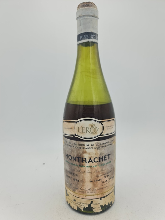 Domaine Romanée Conti (DRC) - Le Montrachet 'Grand Cru' 1978