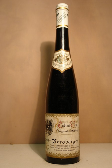Königlich Preuss. Domänenkellerei - Neroberger Riesling feinste Trockenbeerenauslese Cabinet 1893