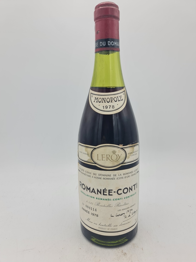 Domaine Romanée Conti (DRC) - La Romanée Conti 1978