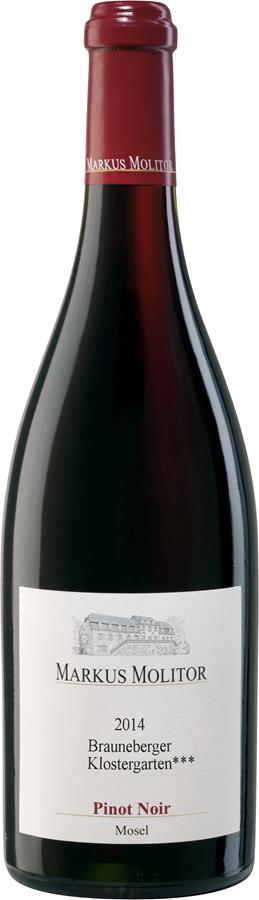 Markus Molitor - Brauneberger Klostergarten *** (3 Stars) Pinot Noir trocken 2014