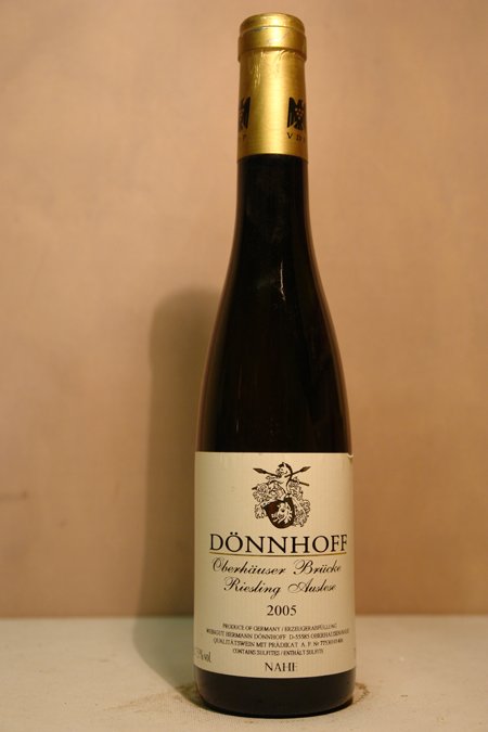 Hermann Dönnhoff - Oberhäuser Brücke Riesling Auslese Goldkapsel 2005 375ml