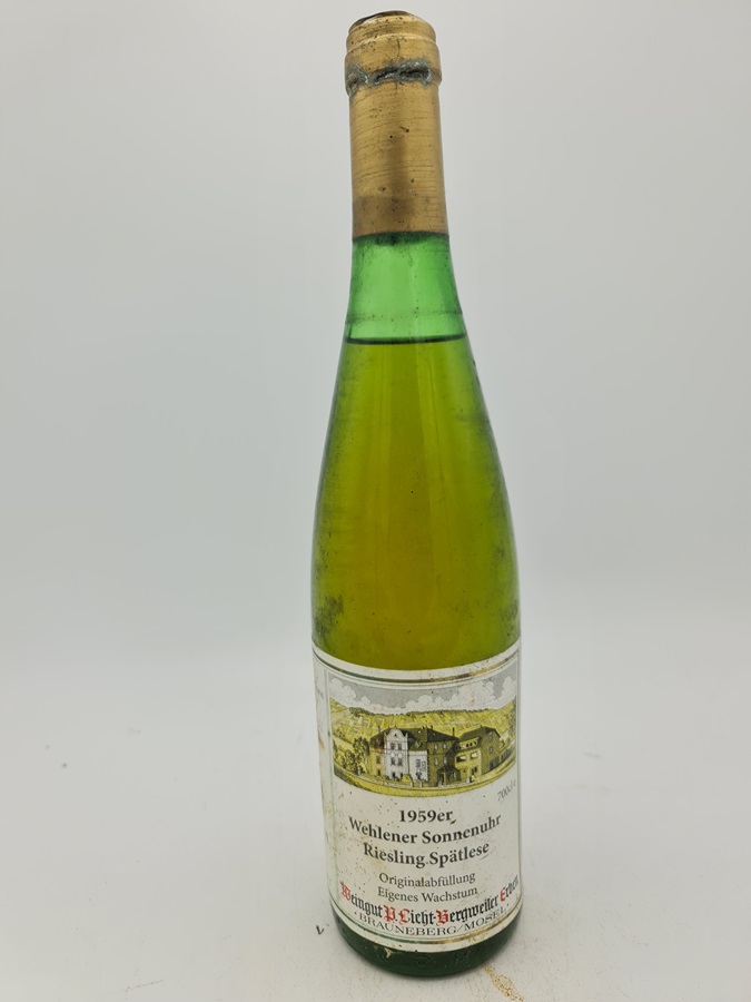 P. Licht-Bergweiler Prüm Erben - Wehlener Sonnenuhr Riesling Spätlese 1959