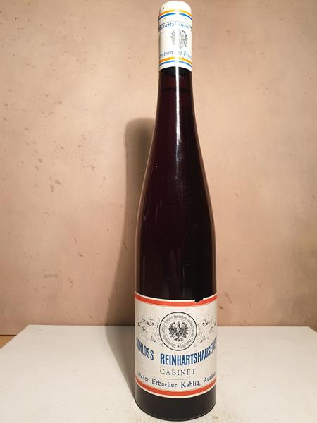 Schloss Reinhartshausen - Erbacher Kahlig Riesling Auslese Cabinet 1921 'ex estate treasure chamber 2018'