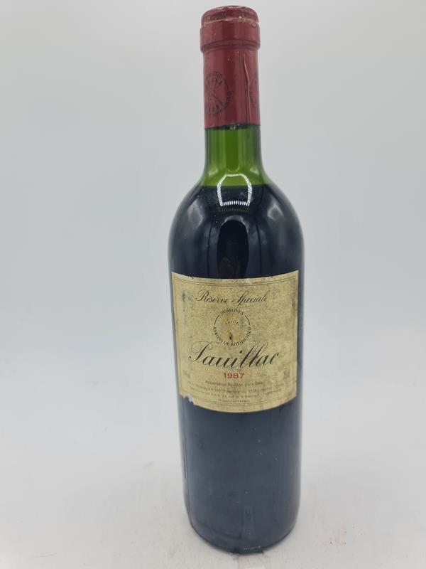 Domaines Barons de Rothschild Lafite Reserve Speciale Médoc 1987