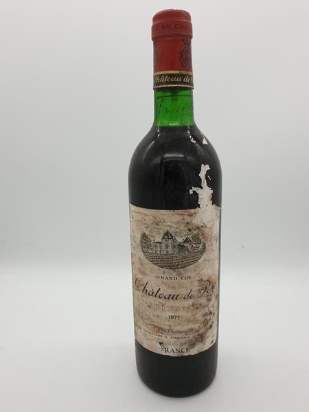 Château de Pez Grand Vin cru Bougeois Saint-Estephe 1977
