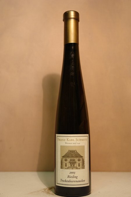 Franz Karl Schmittsches Weingut Hermannshof - Niersteiner Hipping Riesling Trockenbeerenauslese 2003 375ml