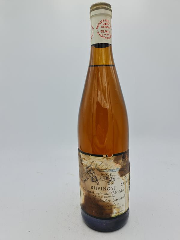 Robert Weil - Kiedricher Sandgrub Riesling Spätlese 1983