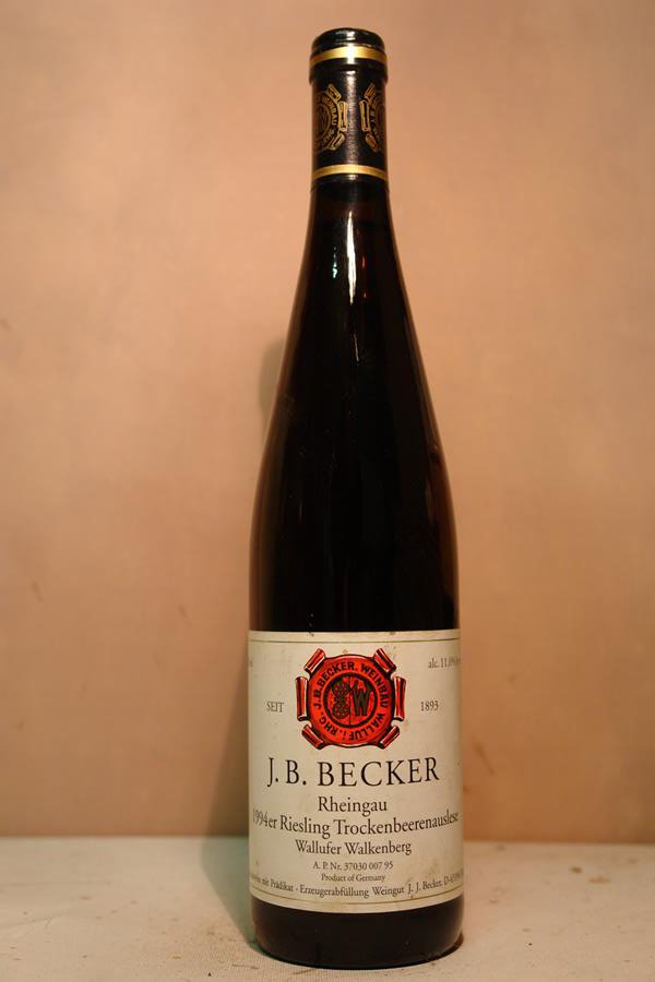 J. B. Becker - Wallufer Walkenberg Riesling Trockenbeerenauslese 1994