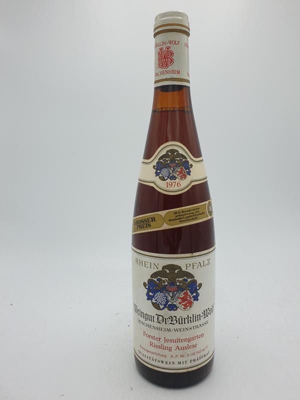 Dr. Bürklin Wolf - Forster Jesuitengarten Riesling Auslese 1976