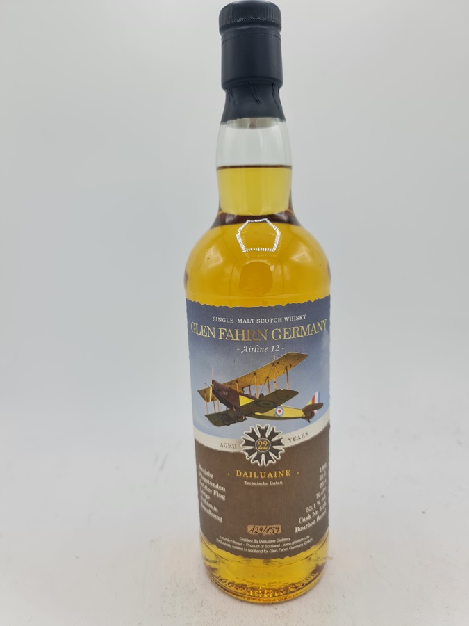 Dailuaine 1992 22 Years Old Glen Fahrn Airline Edition 53,1% alc by vol OC bt N°129 of 159