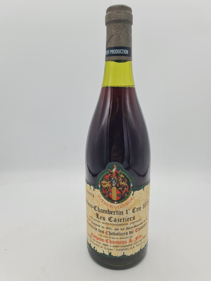 Naigon-Chauveau et fils 'Confrerie des Chevaliers du Tastevin' - Nuits-St.-Georges 1er cru 'Les Cazetiers' 1978