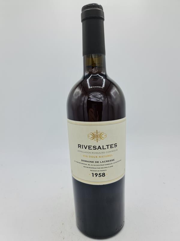 Domaine de Lacresse Rivesaltes Vin doux naturel 1958