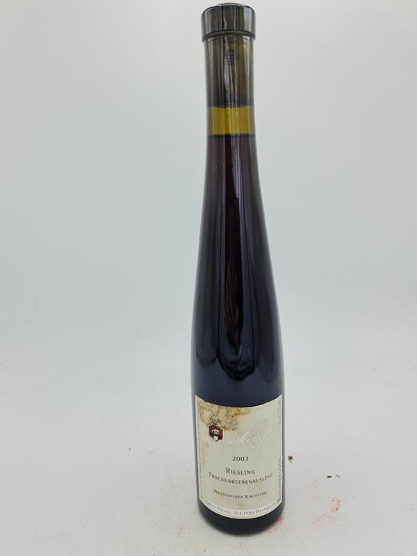 Weingut Seehof Florian Fauth - Westhofen Kirchspiel Riesling Trockenbeerenauslese 2003 375ml