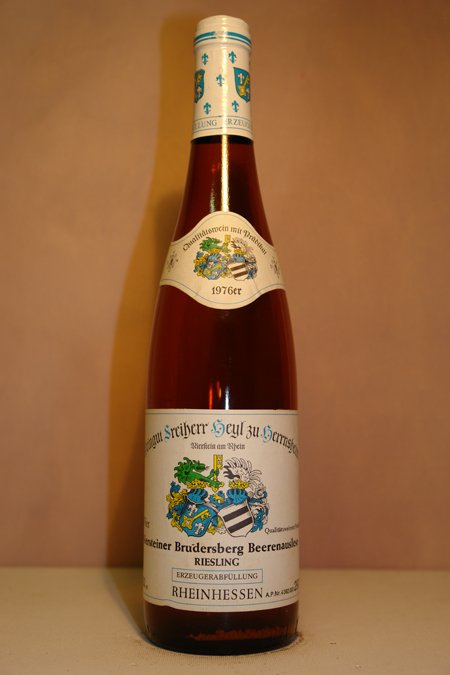 Freiherr Heyl zu Herrnsheim - Niersteiner Bruderberg Riesling Beerenauslese 1976