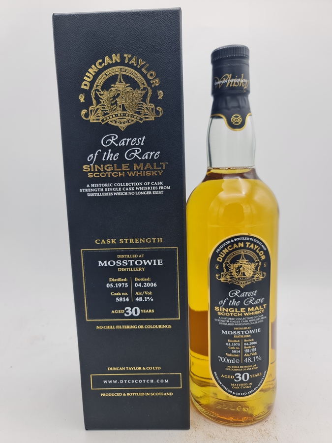 Mosstowie 1975 30 Years Old bottled 2006 Duncan Taylor Rarest of the Rare Cask 5814 48,1% alc by vol. 700ml 191bot. with OC