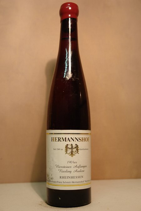Hermann Franz Schmittsches Weingut Hermannshof - Niersteiner Auflangen Riesling Auslese 1904
