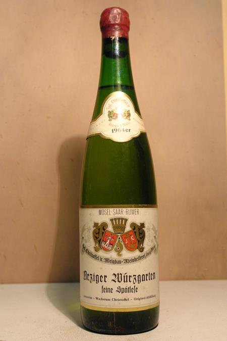 Jos. Christoffel Jr. (Christoffel-Prüm) - Uerziger Würzgarten Riesling feine Spätlese 1964
