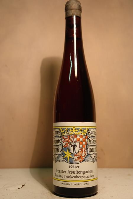 Dr. von Bassermann-Jordan - Forster Jesuitengarten Riesling Trockenbeerenauslese 1953