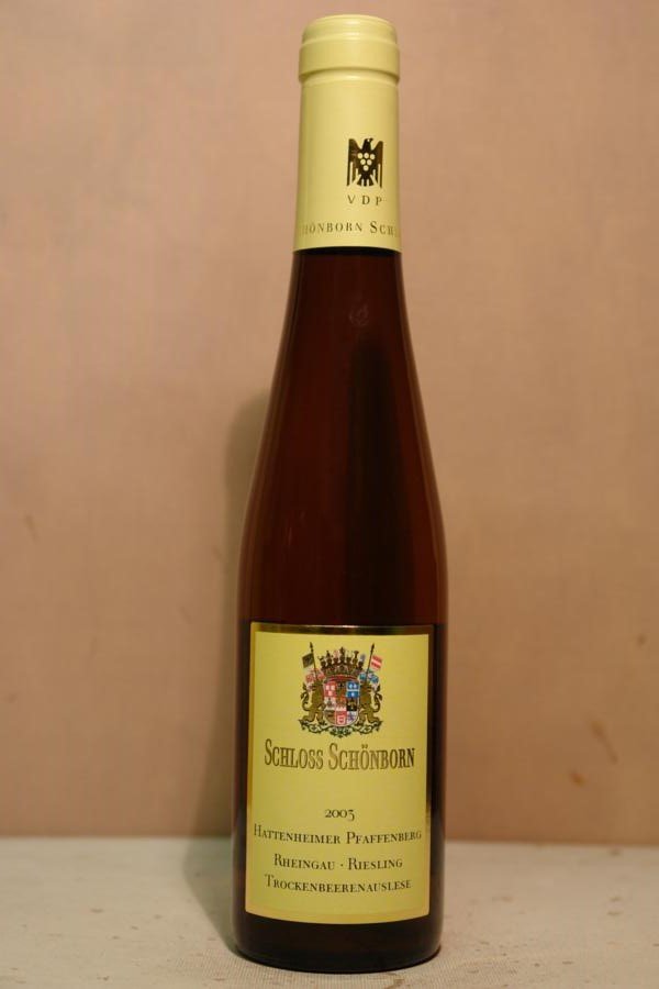 Schloss Schönborn - Hattenheimer Pfaffenberg Trockenbeerenauslese 2003 375ml