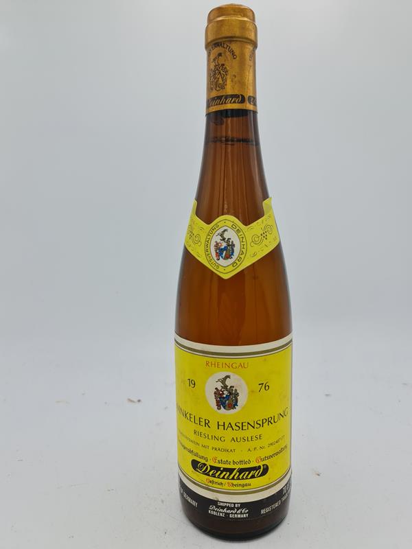 Gutsverwaltung Deinhard - Winkeler Hasensprung Riesling Auslese 1976
