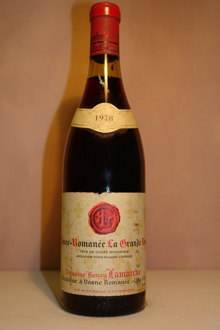 Francois Lamarche - Vosne Romanee 'La Grande Rue' 1978
