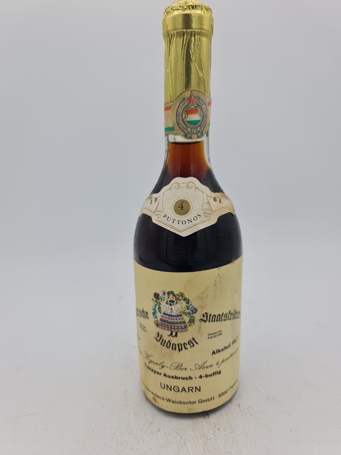 Ungarische Staatskellerei Tokaji Aszu 4 Puttonos 1961 500ml