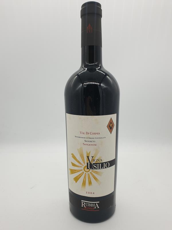 Muratori Tenuta Rubbia al Colle Vigna Usilio Sangiovese Val di Cornia 2004