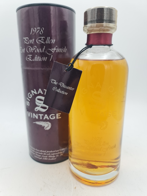 Port Ellen 1978 24 Years Old bottled 2002 Signatory Vintage Decanter Collection Edition 1 Port Wood Finish 02-159-1 58.0% alc by vol. 700ml OC