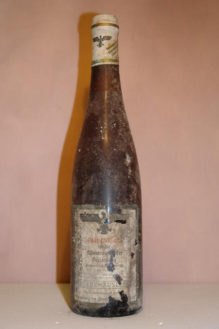 Hessische Staatsweingüter Kloster Eberbach - Assmannshäuser Höllenberg Spätburgunder Weissherbst Beerenauslese Versteigerungswein Fass Nr. 32 1966