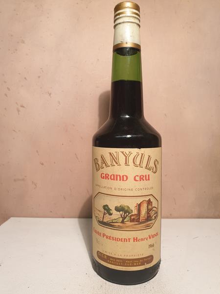 Terres des Templiers - Banyuls Grand Cru Cuvée Président Henry Vidal 1966