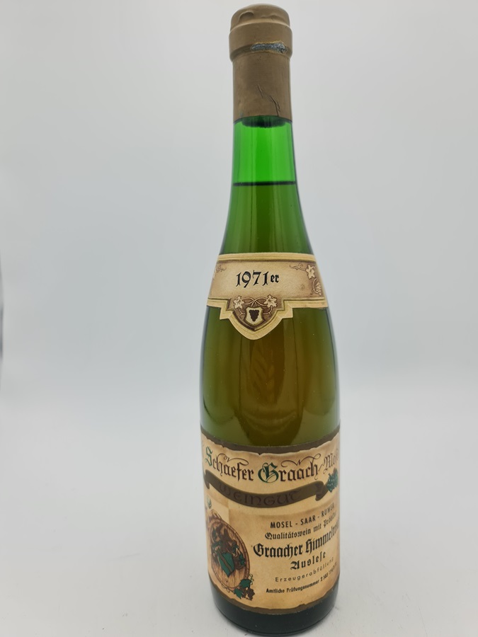 Willi Schäfer - Graacher Himmelreich Riesling Auslese Goldkapsel 1971