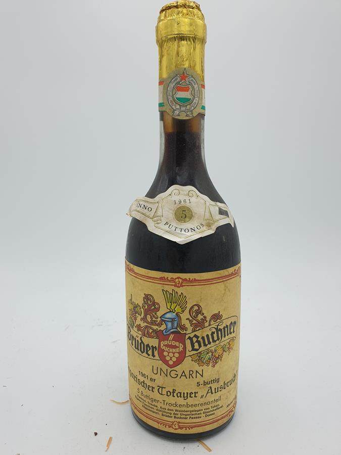 Ungarische Staatskellereien Budapest (Tokay-Hegyalija) Brüder Buchner - Tokaji Aszu 5 buttig 1961 500ml