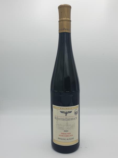 Hessische Staatsweingüter Kloster Eberbach - Erbacher Marcobrunn Riesling Auslese Goldkapsel Versteigerungswein 2003