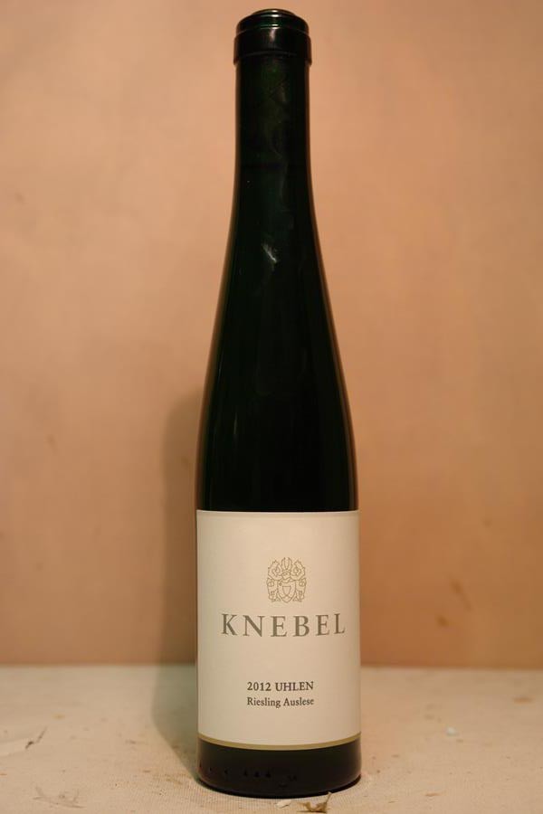 Reinhard und Beate Knebel - Winninger Uhlen Riesling Auslese 2012 375ml