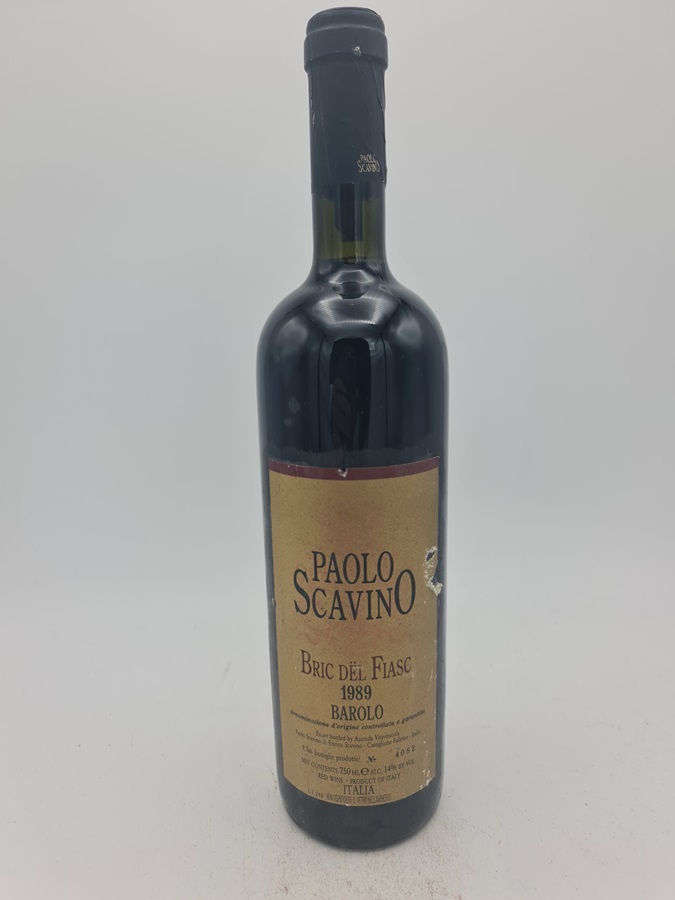 Paolo Scavino - Bric del Fiasc Barolo DOCG 1989