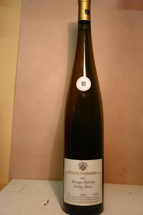 Emrich-Schönleber - Monzinger Halenberg Riesling Auslese *** (3STARS) Goldkapsel Versteigerungswein 2005 MAGNUM 1500ml