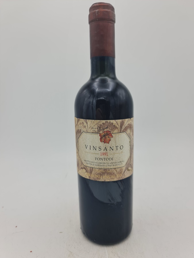 Fontodi Vin Santo del Chianti Classico Tuscany 15% alc by vol 1991 500ml