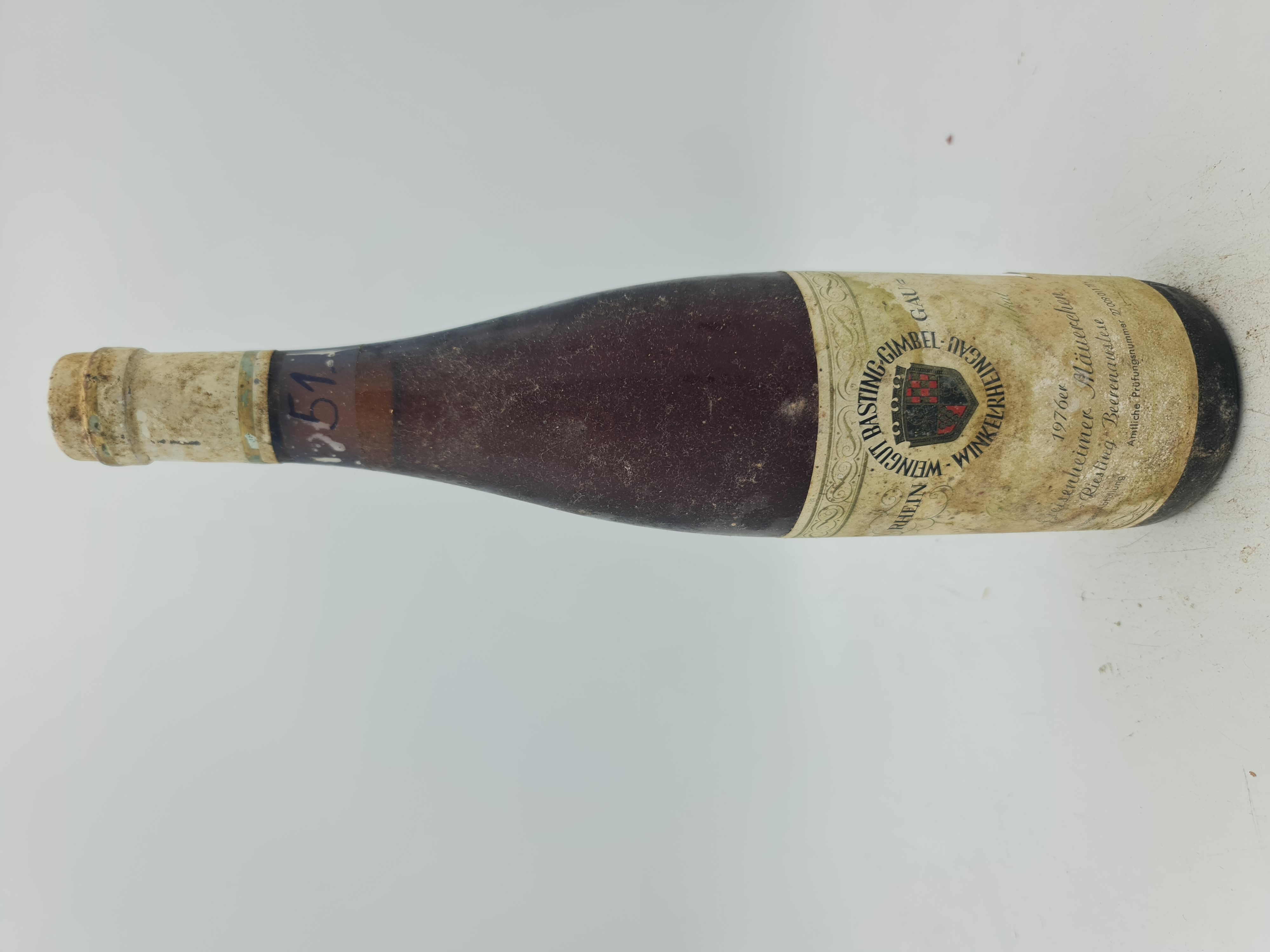 Bastian Gimbel - Geisenheimer Mäuerchen Riesling Beerenauslese 1976